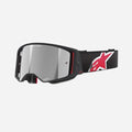 Alpinestars Supertech Corp Goggles - Black/Red Silver Mirror