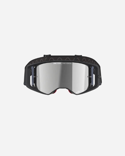 Masques Alpinestars Supertech Corp - Noir/Gris Miroir Argent