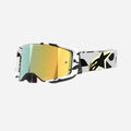 Alpinestars Supertech Corp Goggles - White/Gold Mirror Gold