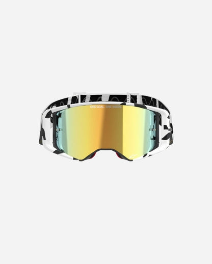 Masques Alpinestars Supertech Corp - Blanc/Or Miroir Or