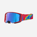 Alpinestars Supertech Corp Goggles - Red/Blue Mirror Blue