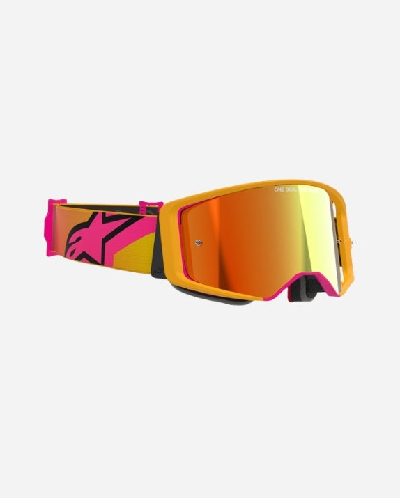Masques Alpinestars Supertech Corp - Jaune/Rose Miroir Rouge