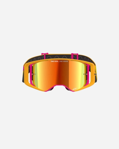 Masques Alpinestars Supertech Corp - Jaune/Rose Miroir Rouge