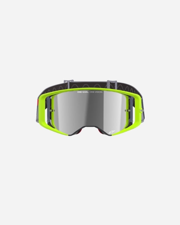 Masques Alpinestars Supertech Corp - Jaune/Rouge