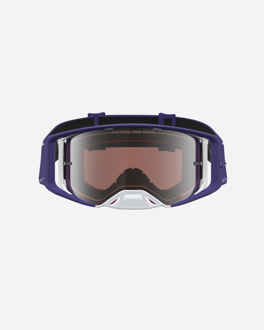 Alpinestars Supertech Atrox Goggles - Deep Blue/White/Mirror Silver