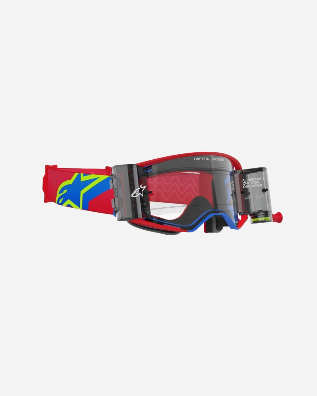 Alpinestars Supertech Corp Goggles - Red/Blue Roll-Off