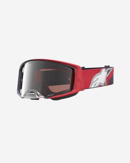Alpinestars Supertech Hiten Goggles - Black/Red/Mirror Silver