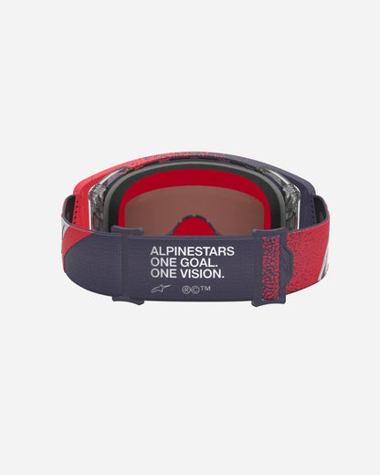 Alpinestars Supertech Hiten Goggles - Black/Red/Mirror Silver