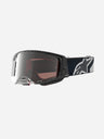 Alpinestars Supertech Hiten Goggles - White/Black/Mirror Silver