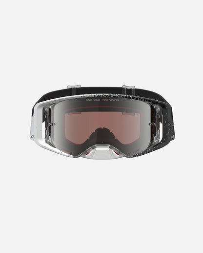 Alpinestars Supertech Hiten Goggles - White/Black/Mirror Silver