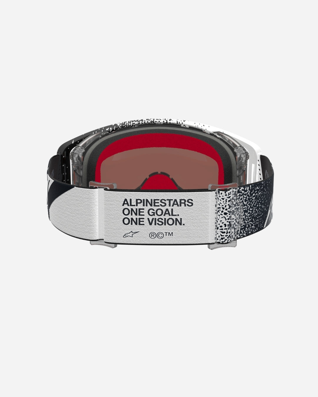 Alpinestars Supertech Hiten Goggles - White/Black/Mirror Silver