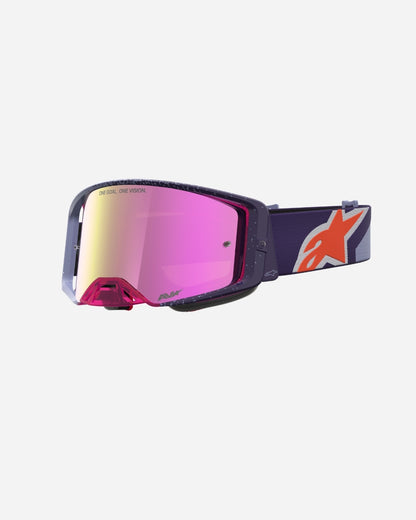 Alpinestars Supertech Hiten Goggles - Purple/Red/Mirror Pink