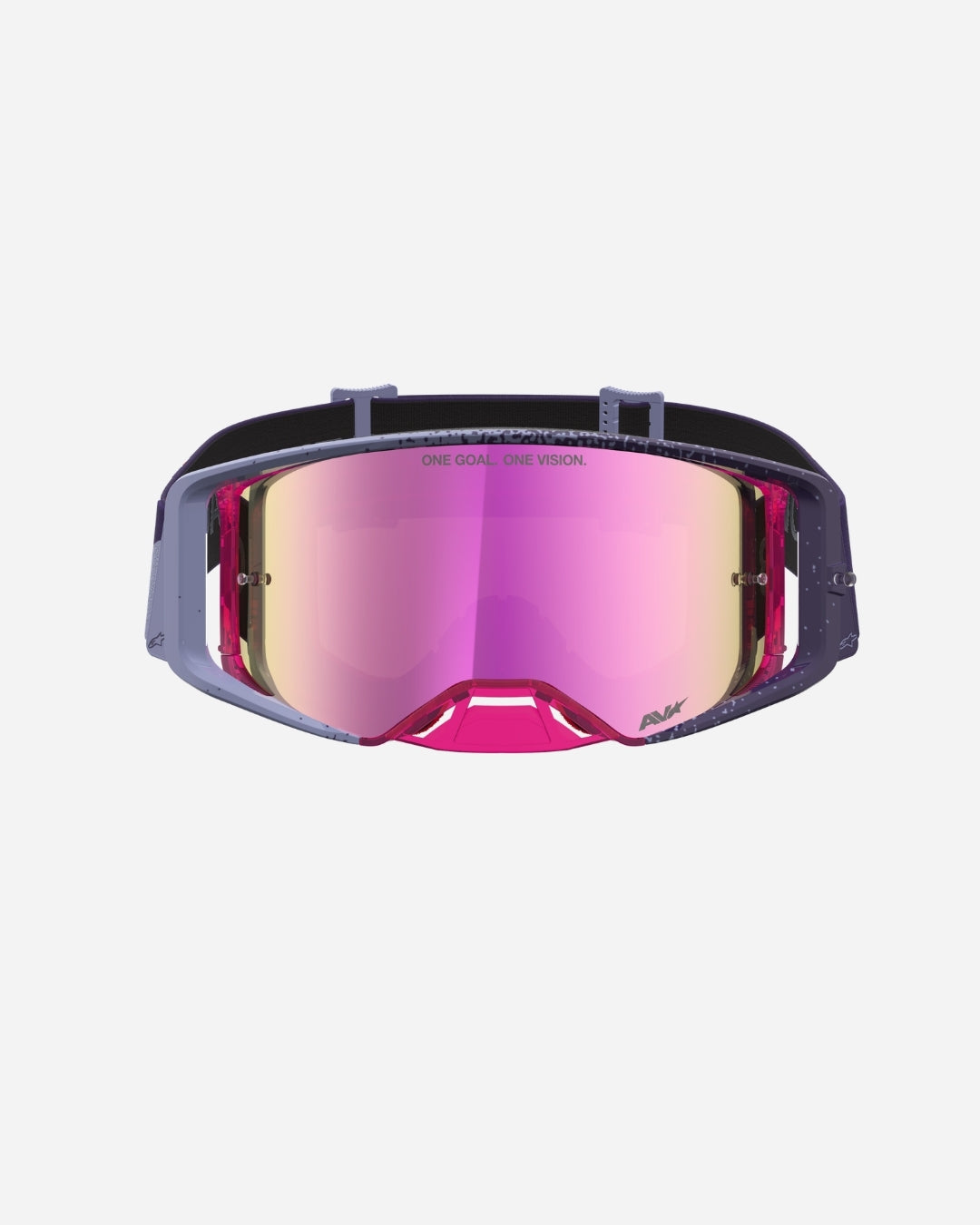 Alpinestars Supertech Hiten Goggles - Purple/Red/Mirror Pink