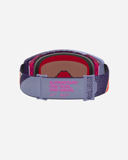 Alpinestars Supertech Hiten Goggles - Purple/Red/Mirror Pink