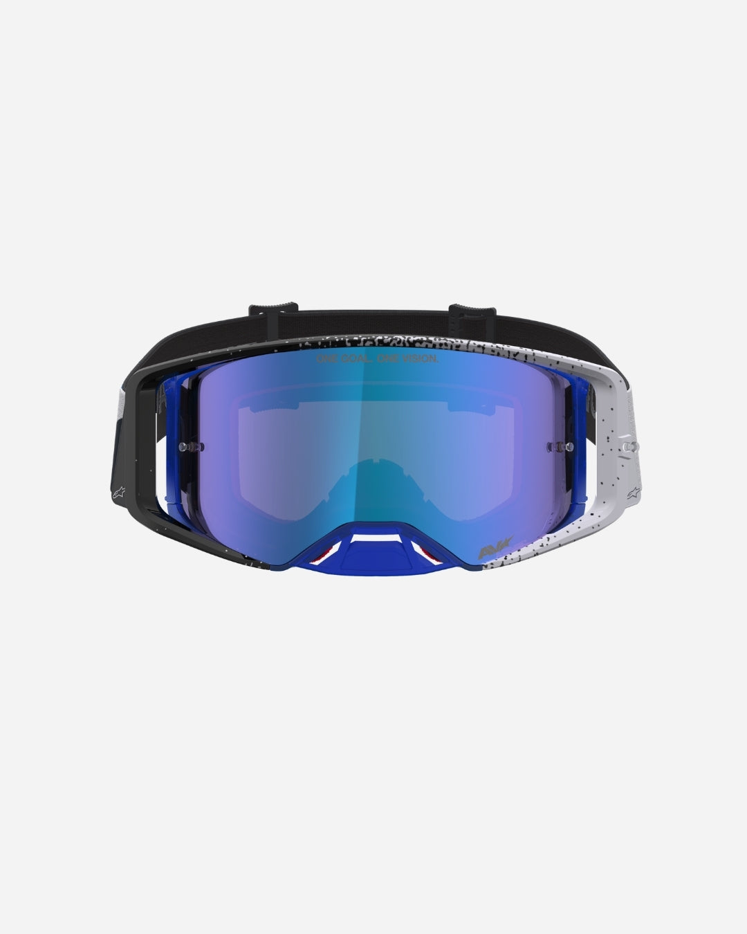 Alpinestars Supertech Hiten Goggles - Black/Blithe Blue/Mirror Blue