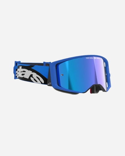 Masques Alpinestars Supertech Stream - Bleu/Miroir Bleu