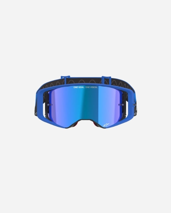 Masques Alpinestars Supertech Stream - Bleu/Miroir Bleu