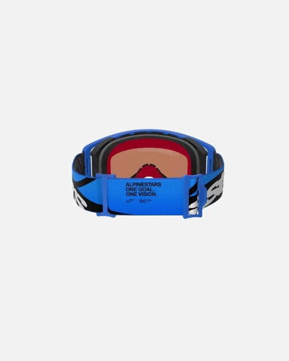 Masques Alpinestars Supertech Stream - Bleu/Miroir Bleu