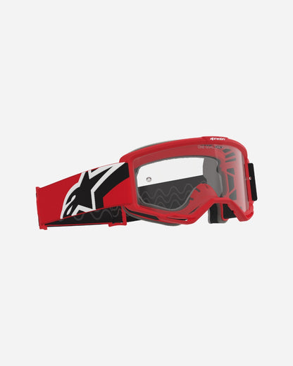 Alpinestars Vision OTG Goggles - Red/Black/Clear White