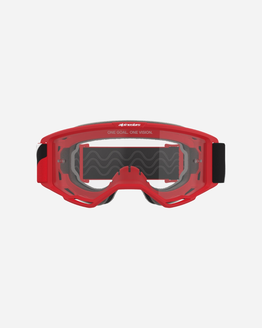 Alpinestars Vision OTG Goggles - Red/Black/Clear White