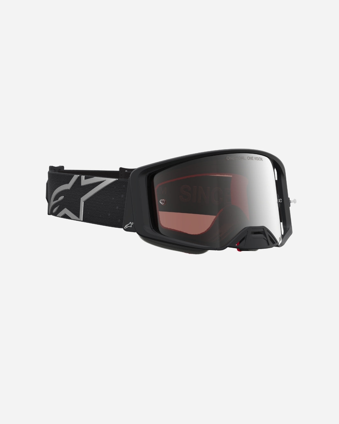Alpinestars Supertech Vesta Goggles - Black Matte/Silver Mirror/Silver