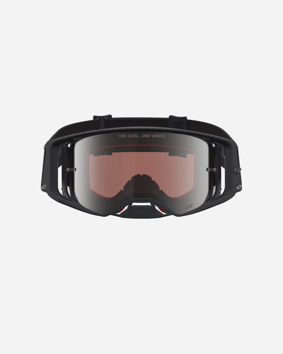 Alpinestars Supertech Vesta Goggles - Black Matte/Silver Mirror/Silver