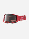 Alpinestars Supertech Vesta Goggles - Red Fluo/Chrome/Mirror Silver
