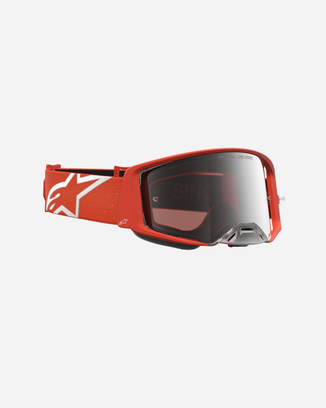Alpinestars Supertech Vesta Goggles - Orange/Silver/Mirror Silver