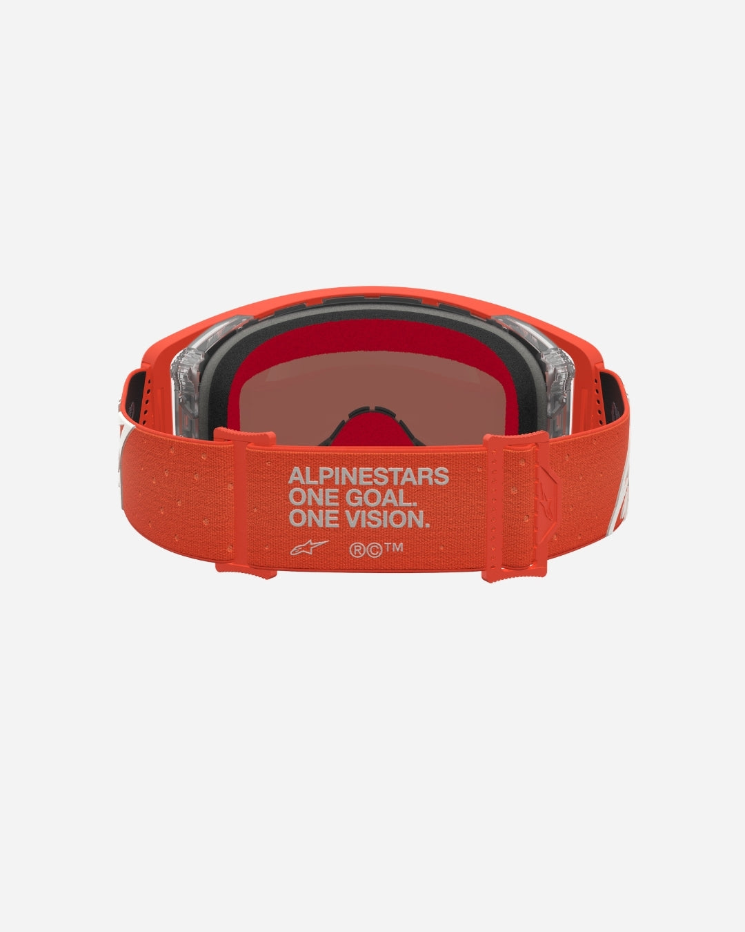 Alpinestars Supertech Vesta Goggles - Orange/Silver/Mirror Silver