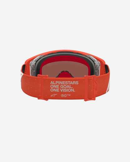 Alpinestars Supertech Vesta Goggles - Orange/Silver/Mirror Silver
