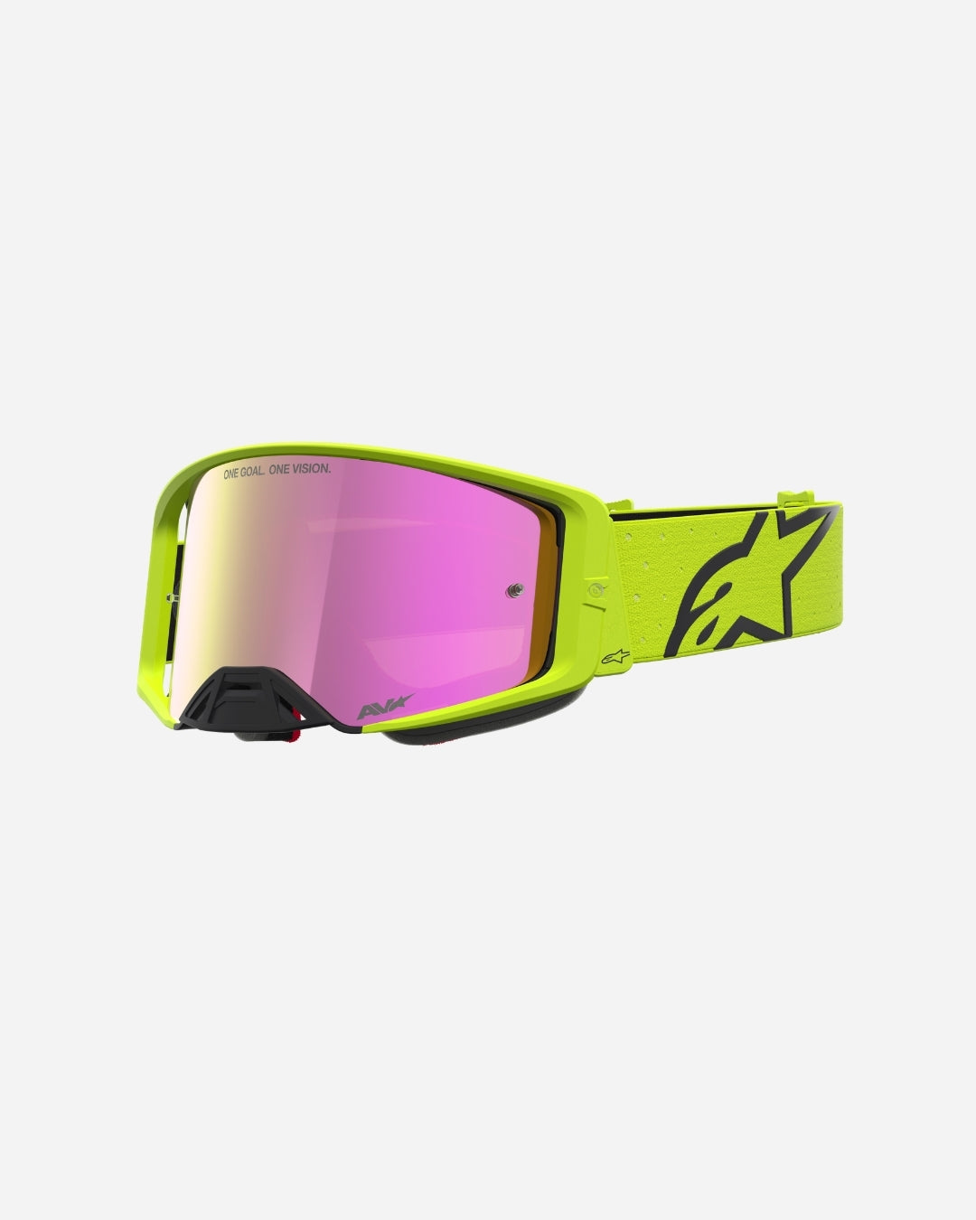 Alpinestars Supertech Vesta Goggles - Yellow Fluo/Black/Mirror Red