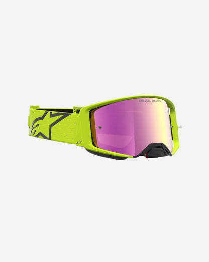 Alpinestars Supertech Vesta Goggles - Yellow Fluo/Black/Mirror Red
