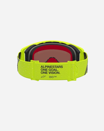 Alpinestars Supertech Vesta Goggles - Yellow Fluo/Black/Mirror Red