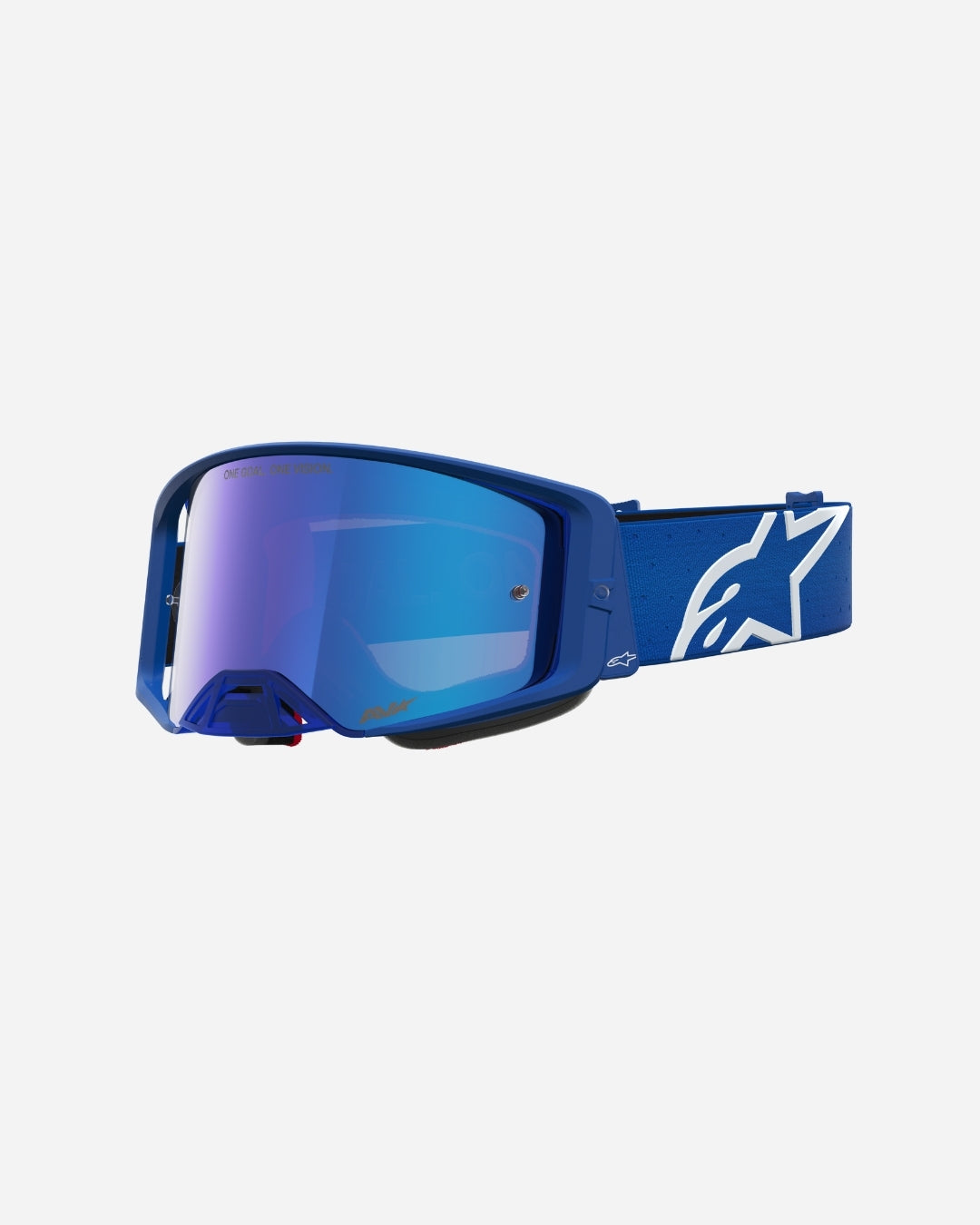 Alpinestars Supertech Vesta Goggles - Blithe Blue/White/Mirror Blue