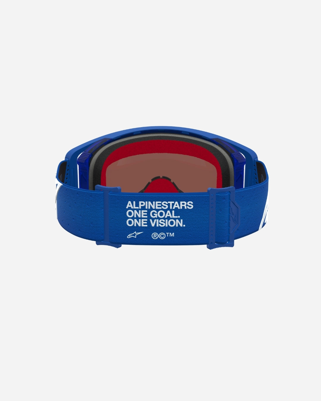 Alpinestars Supertech Vesta Goggles - Blithe Blue/White/Mirror Blue