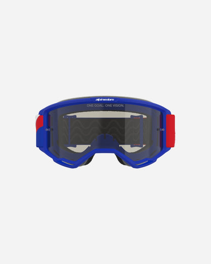 Occhiali Alpinestars Vision Sand - Blu/Rosso/Bianco fumo scuro