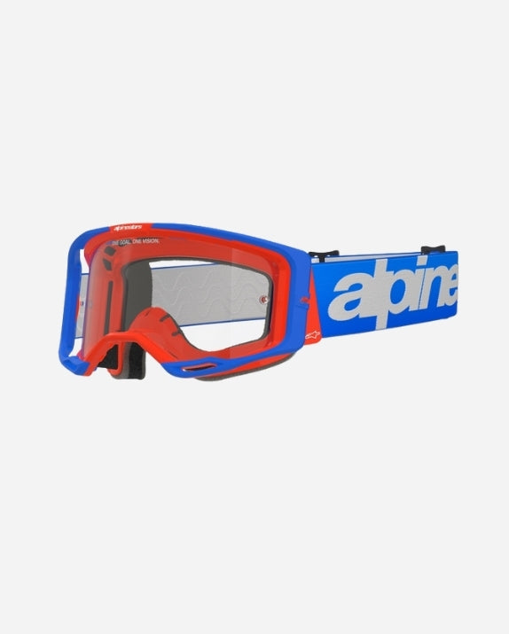 Occhiali Alpinestars Vision 8 Wordmark - Blu/org