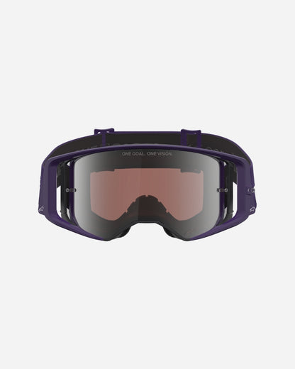 Masque édition limitée HUNTA96 XXV Supertech Vision - Violet/Blanc/Purple White/Miroir argenté