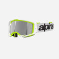 Alpinestars Vision 8 Wordmark Crossbrille – Weiß/Fluoreszierend Gelb Silber Spiegel