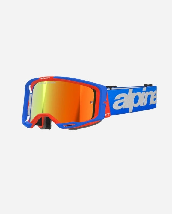 Alpinestars Goggle Goggle Vision 8 Wordmark - Blue/org
