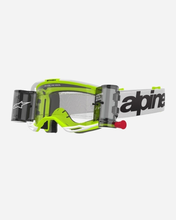 Alpinestars Goggle Goggle Vision 8 Wordmark - Wht/ylw