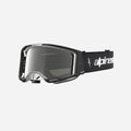 Maschera Alpinestars Vision 8 Amber - Nero/Argento/Lente specchiata argento