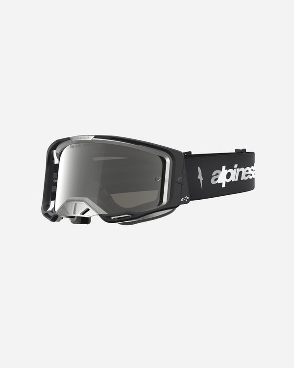 Alpinestars Vision 8 Amber Crossbrille - Schwarz/Silber Mirror Silber