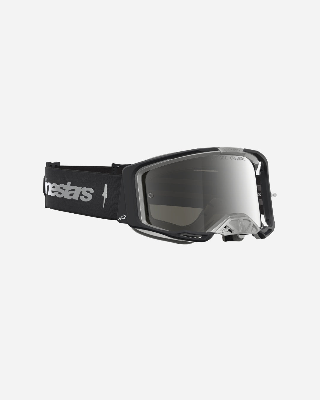 Alpinestars Vision 8 Amber Goggles - Black/Silver/Mirror Silver