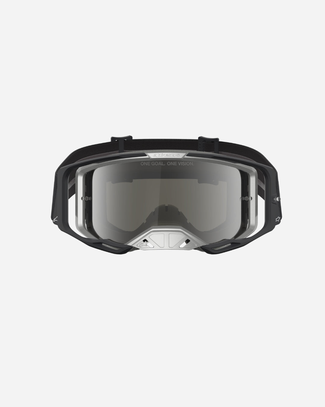 Alpinestars Vision 8 Amber Goggles - Black/Silver/Mirror Silver