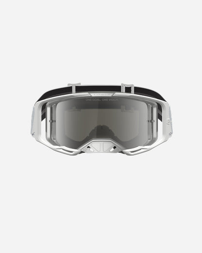 Alpinestars Vision 8 Amber Goggles - White/Silver/Mirror Silver