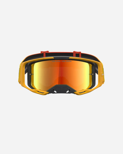 Alpinestars Vision 8 Amber Goggles - Fire Red/Black/Mirror Red