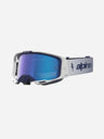 Alpinestars Vision 8 Amber Goggles - Navy/White/Mirror Blue