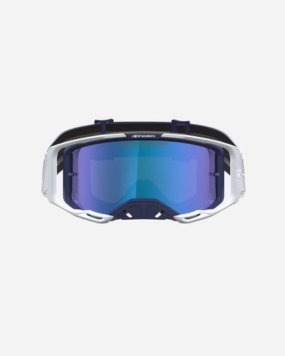 Alpinestars Vision 8 Amber Goggles - Navy/White/Mirror Blue