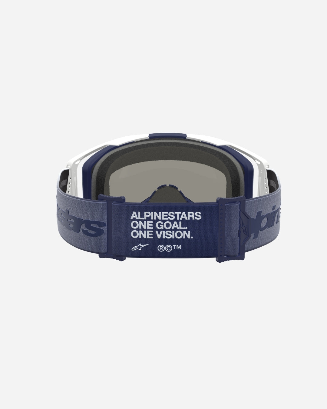 Alpinestars Vision 8 Amber Goggles - Navy/White/Mirror Blue